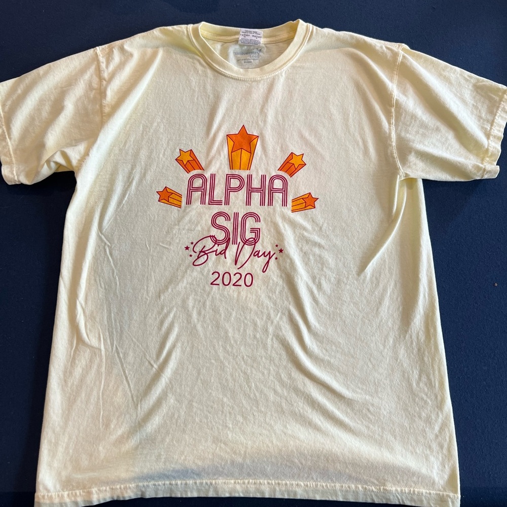 NWOT Alpha Sigma Alpha Bid Day Shirt